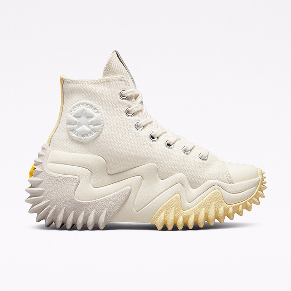 【美品】converse RUN STAR MOTION HI CONVERSE RUN STAR MOTION HI 高筒休閒鞋厚底鞋男鞋女鞋白黃