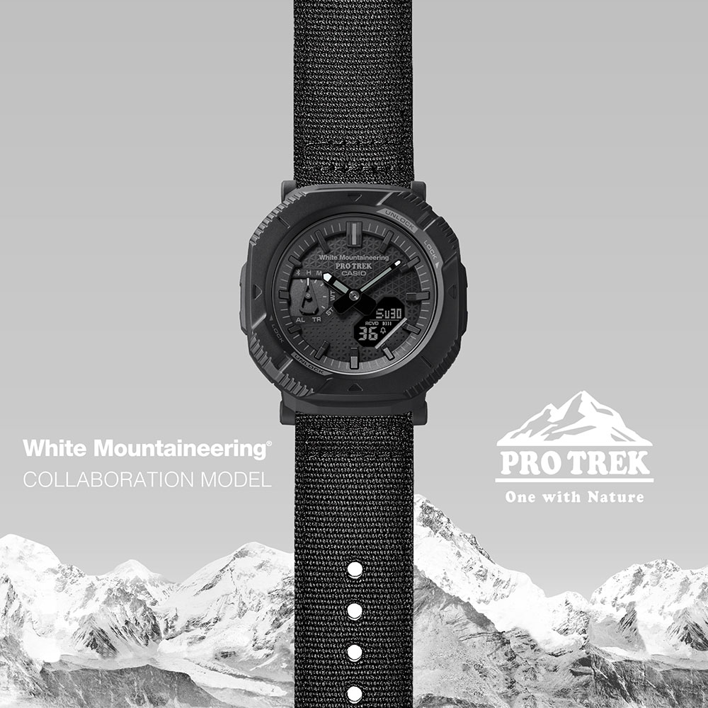 CASIO PRO TREK × White Mountaineering CASIO卡西歐PRO TREK x White Mountaineering 超輕型戶外時尚