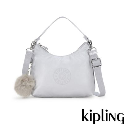 Kipling (網路獨家款)霧光銀輕巧兩用包-BEV