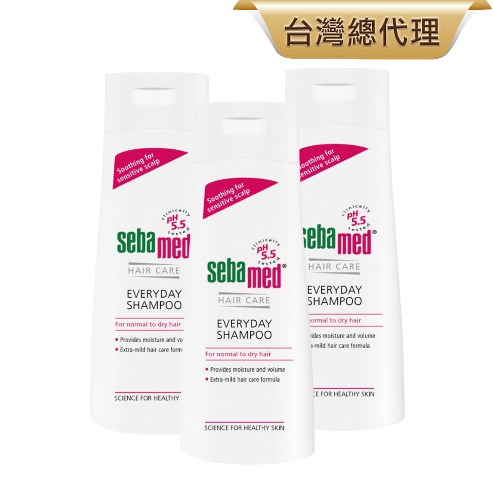 sebamed施巴 溫和洗髮乳400ml三入組