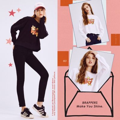 【品牌週限定】BRAPPERS 女款長袖印花T(多款選)