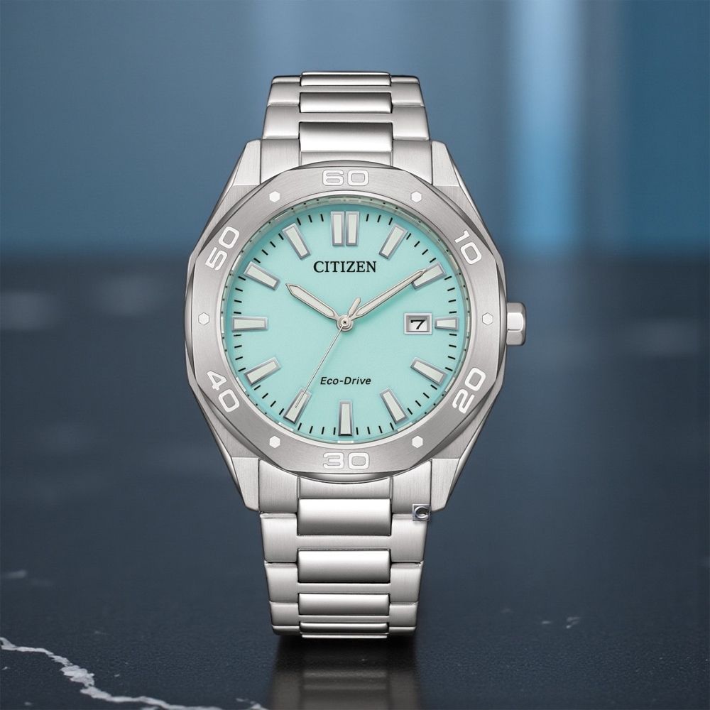 CITIZEN 星辰藍光之夜八角形光動能手錶-41mm BM7631-87M | 光動能男錶