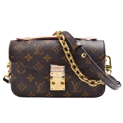 LV Louis Vuitton路易威登 M46279經典POCHETTE MÉTIS EAST WEST Monogram帆布手提/肩背包