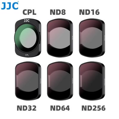 JJC磁吸多層膜DJI大疆Osmo Pocket 3濾鏡6入組F-DP3K6(含ND8/ND16/ND32/ND64/ND256減光鏡&CPL偏光鏡;附防潮收納盒)