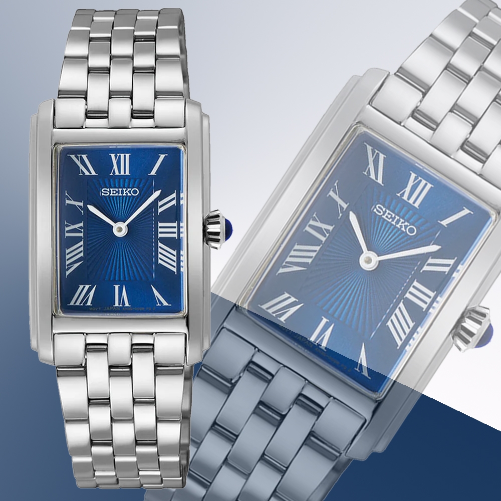 SEIKO 精工 CS系列優雅羅馬長方形女錶 開學購物季 送禮首選 (SWR085P1/4N30-00M0B)_SK045