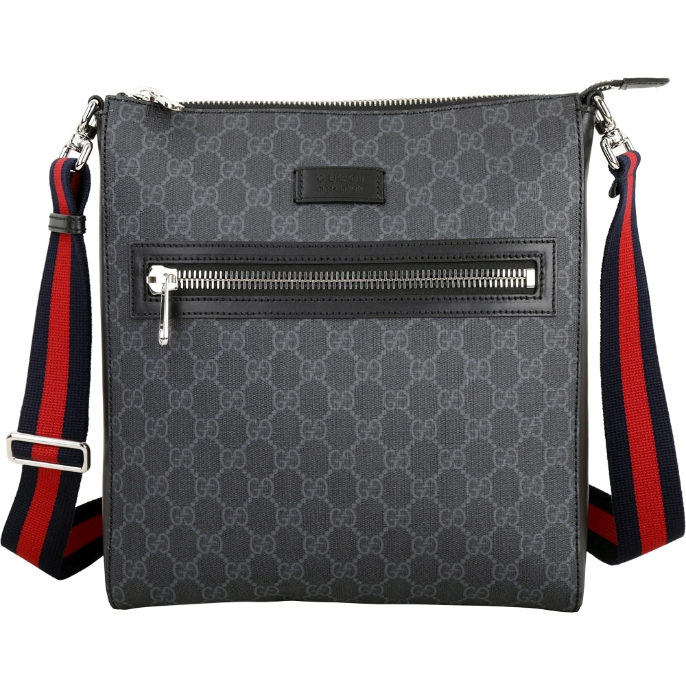 gucci 斜 背包 男 Gucci古馳男士GG Supreme 小型帆布斜背包 IFCHIC台灣官網