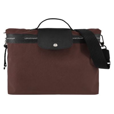 LONGCHAMP LE PLIAGE ENERGY系列再生尼龍兩用公事包(可可)