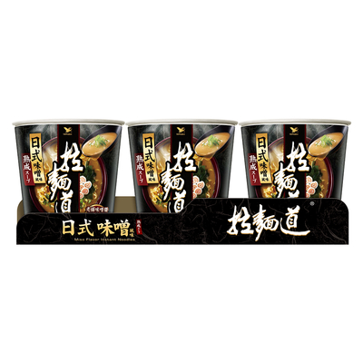 拉麵道 日式味噌拉麵(3杯/組)