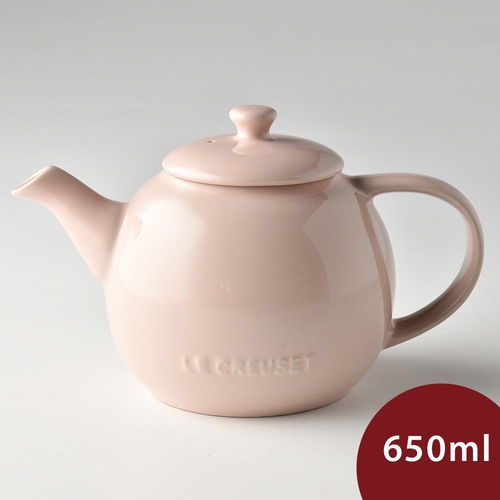 Le Creuset 花蕾系列茶壺650ml 花漾粉| 琴音壺/煮水壺| Yahoo購物中心