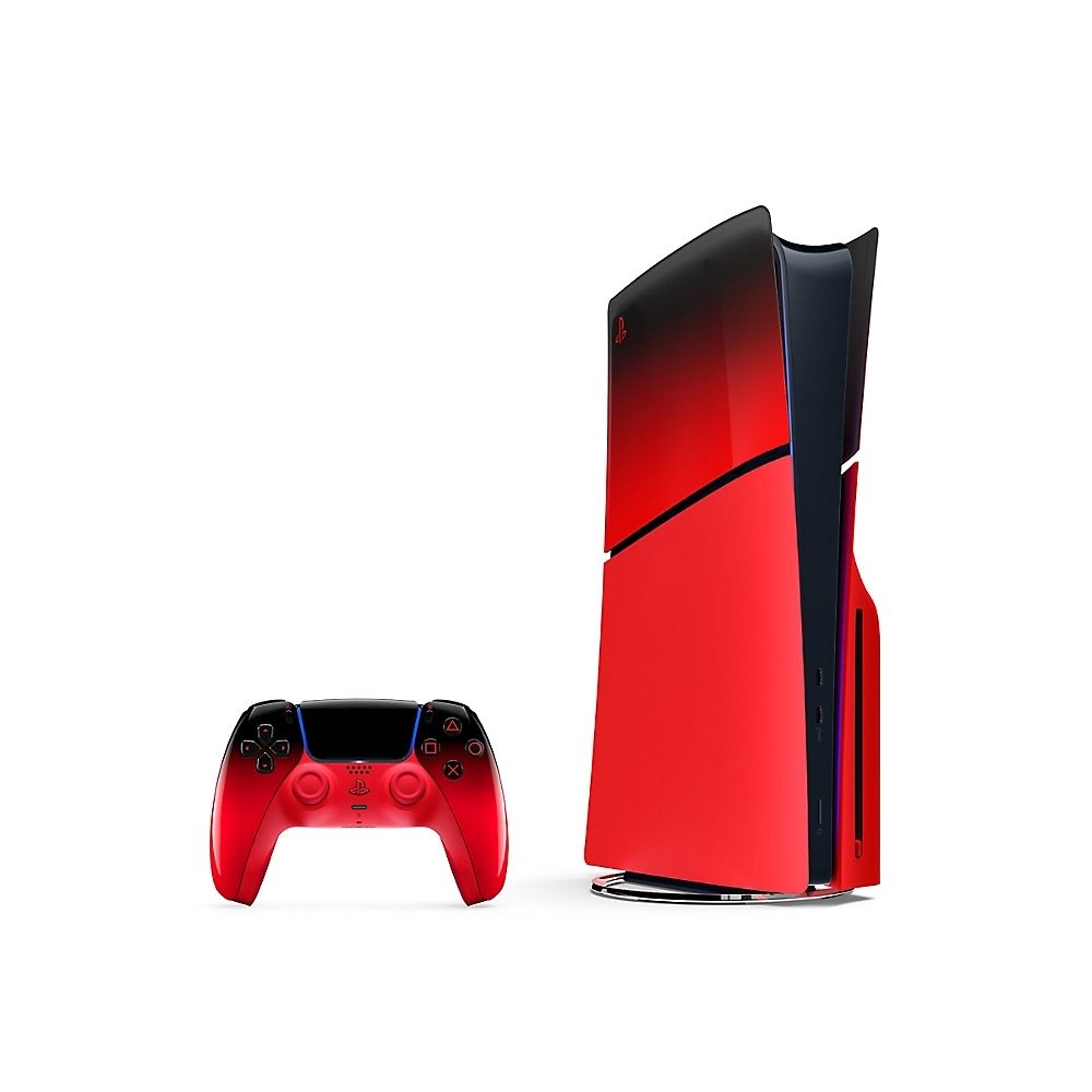 PlayStation5 主機護蓋 電音紅 PS5 Slim版