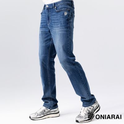鬼洗 BLUE WAY – 756新天絲丹寧舒適中直筒褲