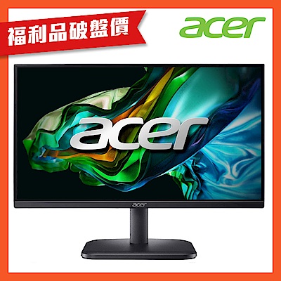 (福利品)Acer 宏碁 EK220Q H3 22型VA電腦螢幕 AMD FreeSync |100hz抗閃