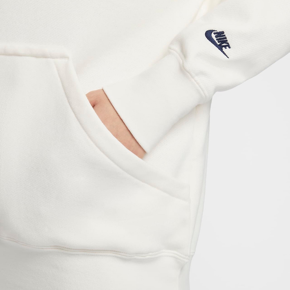 NIKE 耐吉女連帽上衣-米白色AS W NSW PHNX FLC PO HD OS GCE-HV1743133