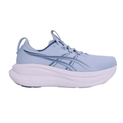 ASICS GEL-NIMBUS 28 女緩衝慢跑鞋-運動 亞瑟士 1012B899-403 淺靛藍黑綠