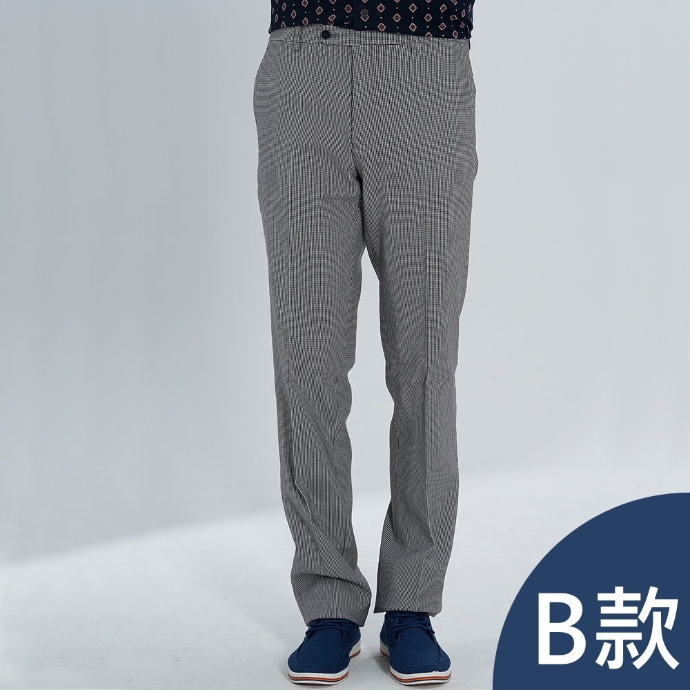 BARONECE 質感品味保暖厚款羊毛/混紡單褲(多款) (B款)