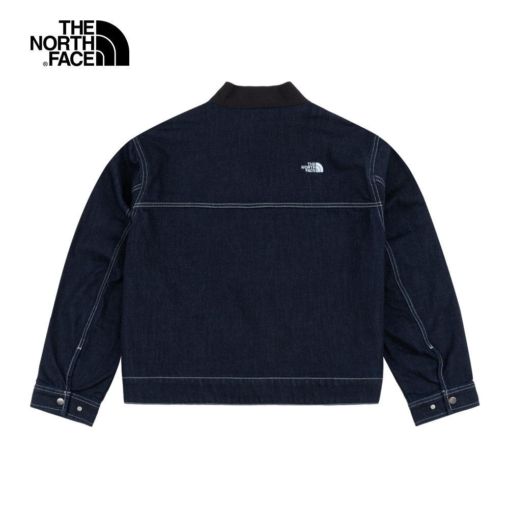 The North Face 官方旗艦】北面UE女款深藍色CORDURA耐磨牛仔外套