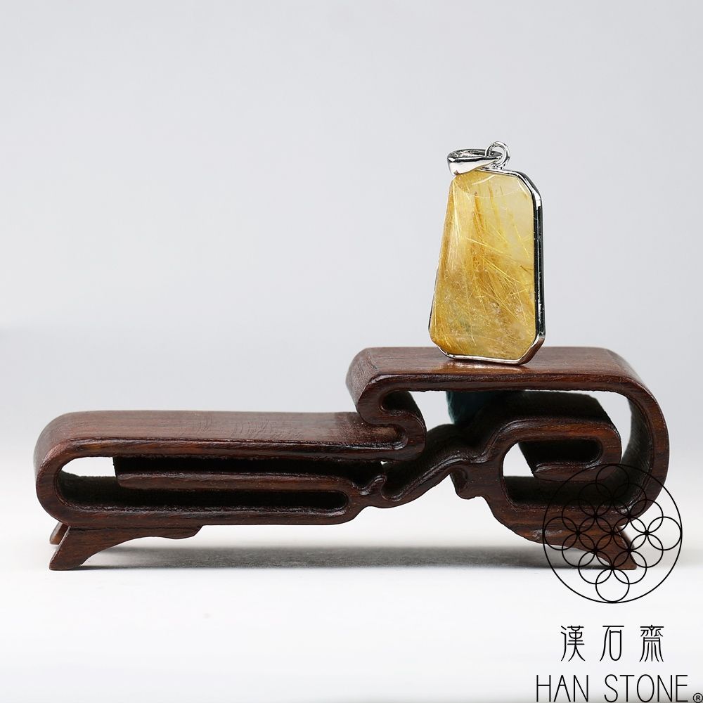 漢石齋】天然鈦晶吊墜(18*25*7mm) | 漢石齋| Yahoo購物中心