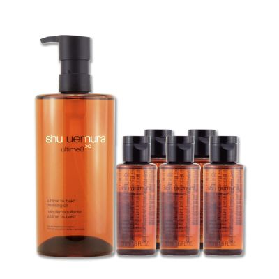 shuuemura植村秀 shu uemura 植村秀 山茶花精萃奢養潔顏油 450ML + 50ML x 5