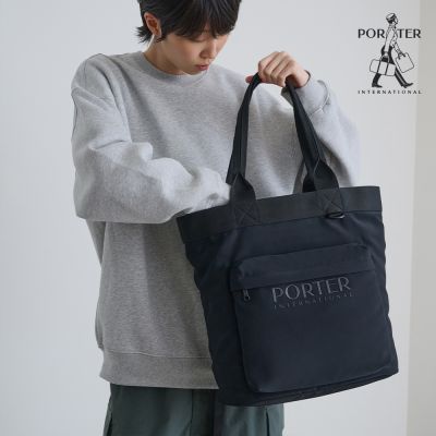 PORTER INTERNATIONAL - 潛行探索DIVE托特包 - 黑