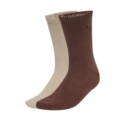 【Adidas 愛迪達】 2-TONED CR S 2P 二雙 運動中筒襪-(2入) 男女 - JV6043