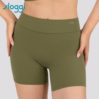 sloggi-GET ACTIVE 2.0簡約時尚運動系列 中腰單車褲 千歲綠