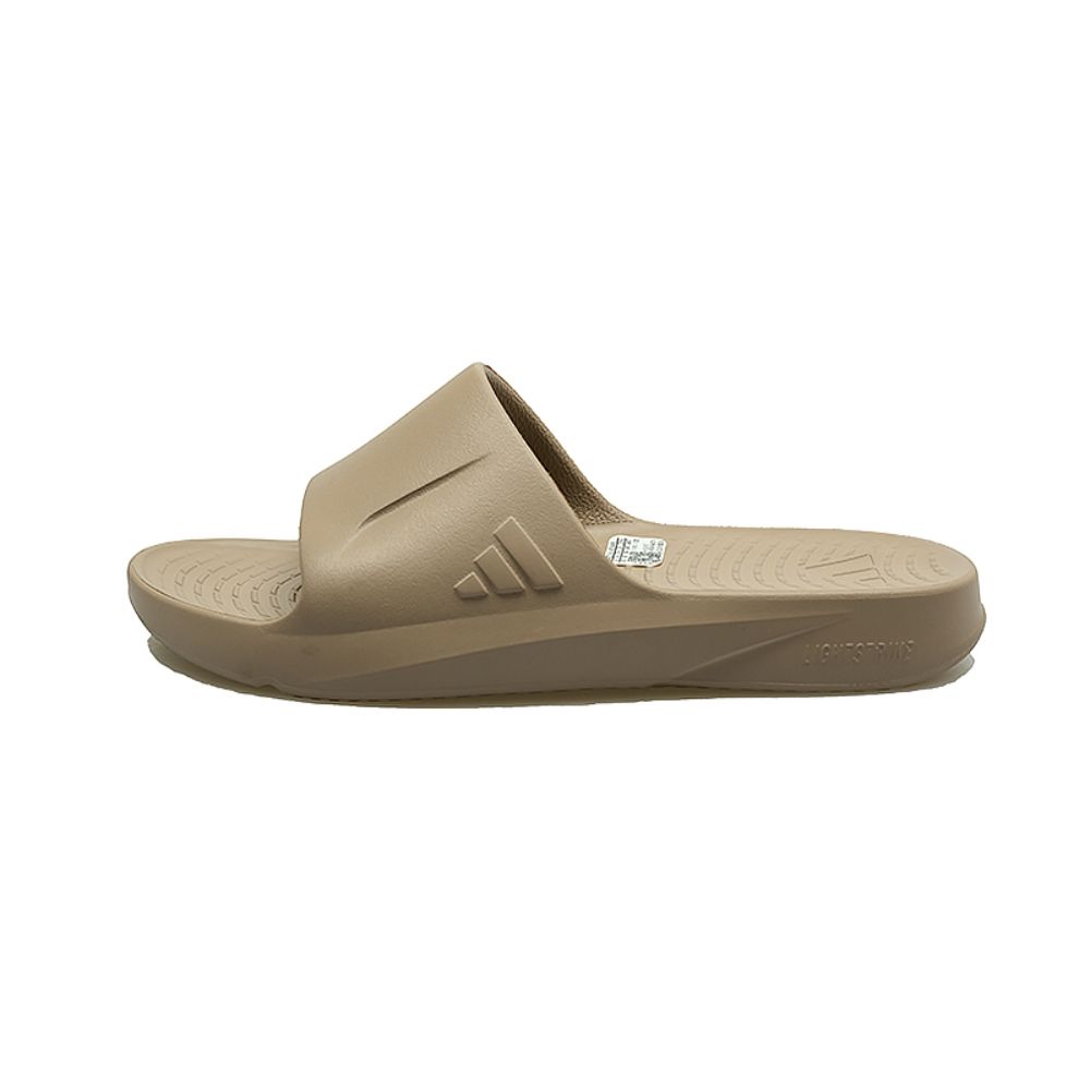 【adidas 愛迪達】Light shift slide 男女款 休閒拖鞋 咖啡色 HQ2427
