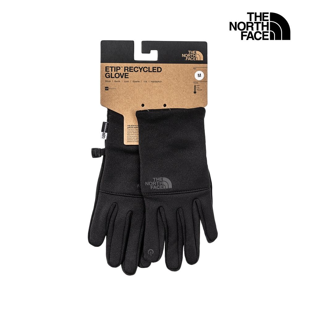 【The North Face 官方旗艦】 北面男款黑色可觸控手套｜4SHAJK3