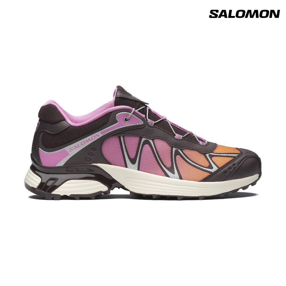 【Salomon索羅門】XT-WHISPER 運動鞋 仙客來紅/薑黃/黑咖啡