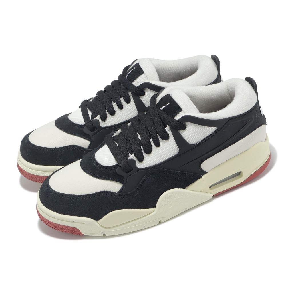 Nike 休閒鞋 Air Jordan 4 RM 男鞋 黑 復古 麂皮 喬丹 FQ7939-100