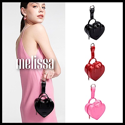 Melissa-素面愛心造型耳機包任選獨家價