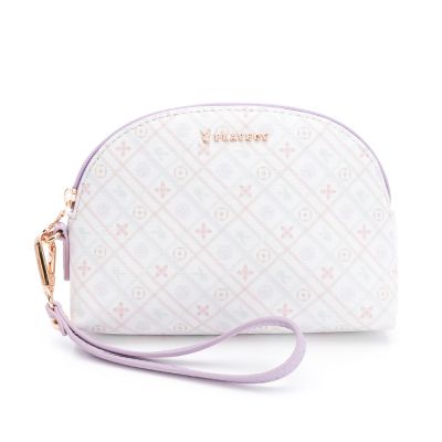 PLAYBOY - 手拿包  經典格紋系列 - 紫色