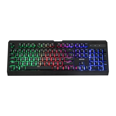 KINYO 青軸輕機械發光鍵盤GKB-3200 送贈品2選1