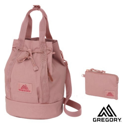 GREGORY 新款 LADYBIRD 2WAY BUCKET 5L 兩用圓筒型水桶包+手挽袋 玫瑰粉