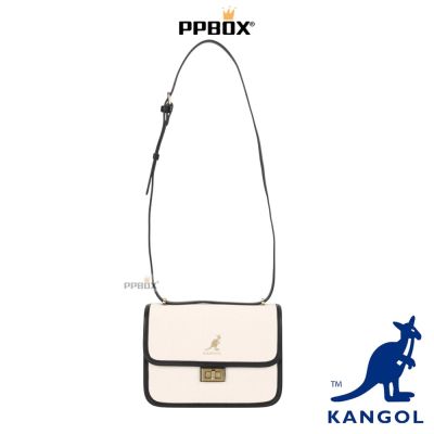 KANGOL 袋鼠 帆布斜背包 【66258703】包包