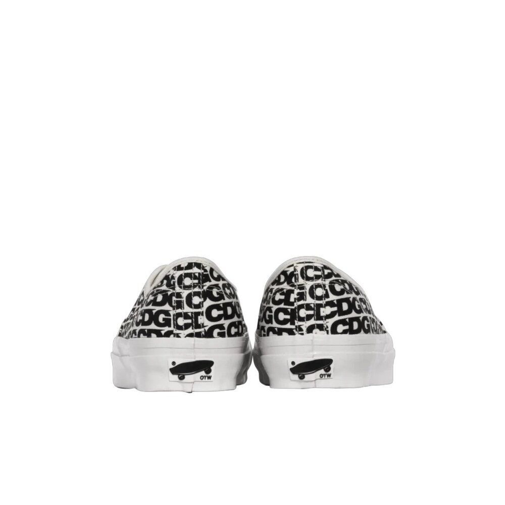CDG x Vans OTW Authentic 44 Black 黑白滿版logo VN000EEUUY6 休閒