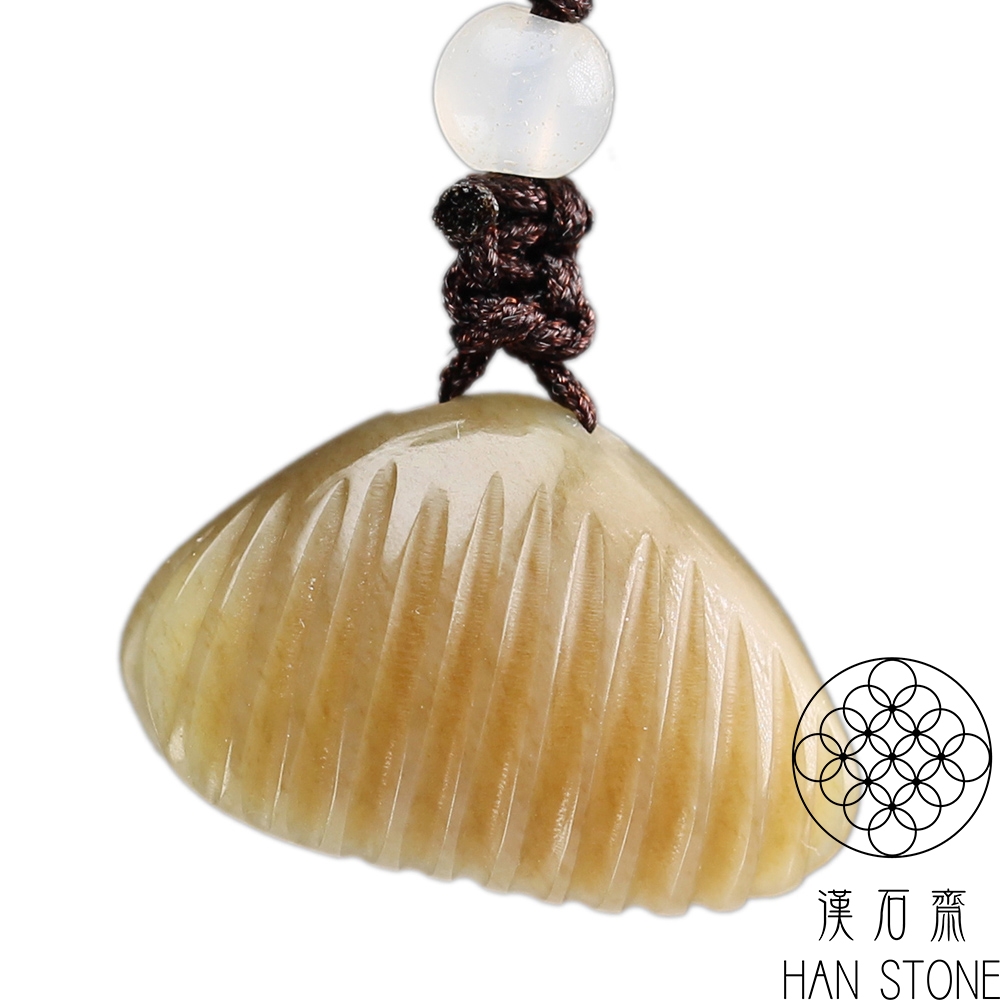 漢石齋】天然和田玉小錢貝玉佩吊墜糖玉(22*12*14mm) | 漢石齋| Yahoo