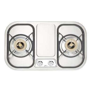 豪山牌 (全省安裝)豪山雙口檯面爐不鏽鋼瓦斯爐天然氣ST-2273-NG1