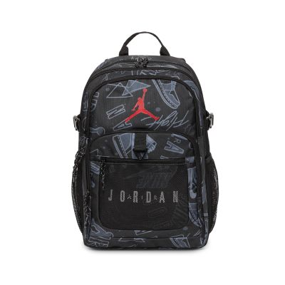 Nike 後背包 Jordan School 黑 灰 13吋筆電包 多夾層 書包 JD2533058PS-003