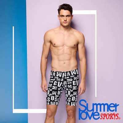 SUMMER LOVE 夏之戀 SPORTS 大男寬口泳褲(C24902)