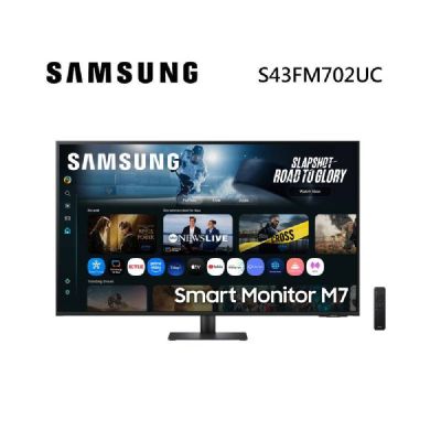SAMSUNG 三星 S43FM702UC 43吋 智慧聯網螢幕 M7 M70F Samsung Vision AI