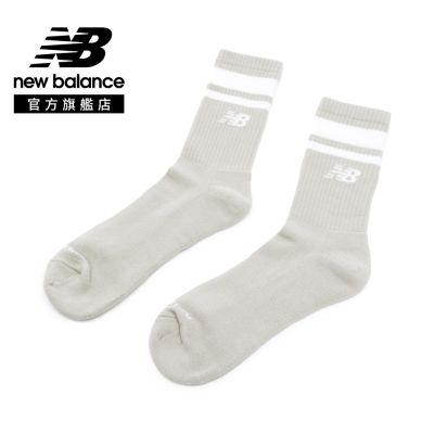 【New Balance】條紋中筒襪_中性_卡其色_LAS51241BEI