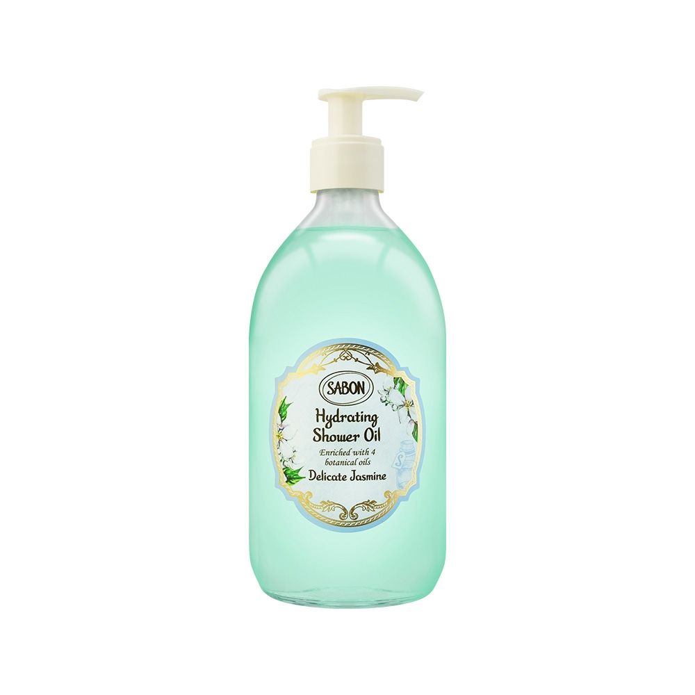 SABON 全新升級茉莉花語輕潤沐浴油(500ml) 帶壓頭_國際航空版