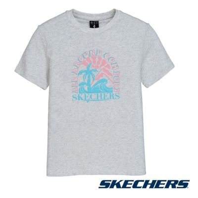 SKECHERS 女短袖衣 - SL126W163-0248