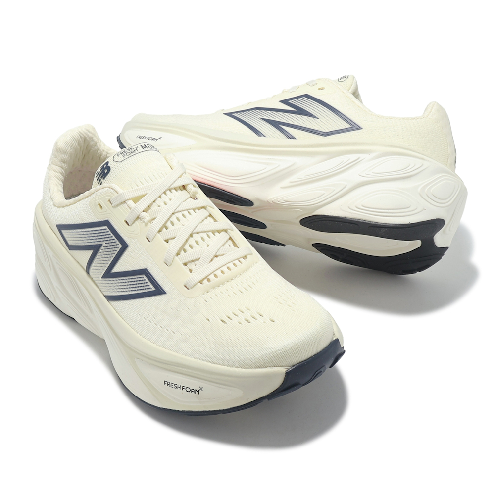 New Balance NB 慢跑鞋Fresh Foam X More V5 D 女鞋寬楦米藍橘厚底緩衝