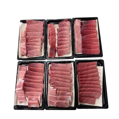【華得水產】東港黑鮪魚下腹生魚片2盒組(250g/盒/生魚片)