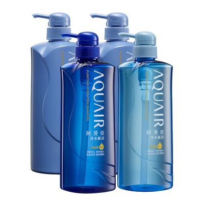 AQUAIR 阿葵亞 淨水賦活系列 (保濕/控油/潤髮) 600ml 任選4入組