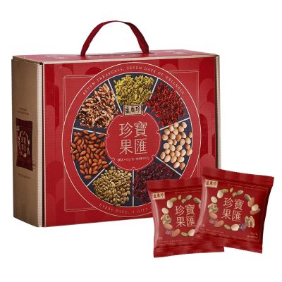 (時時樂) 盛香珍 珍寶果匯纖果禮盒800g/盒
