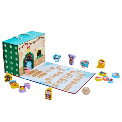 奇哥 德國Hape 聖誕驚喜戳戳樂/倒數月曆-經典桌遊(降臨月曆/聖誕禮物/生日禮物)