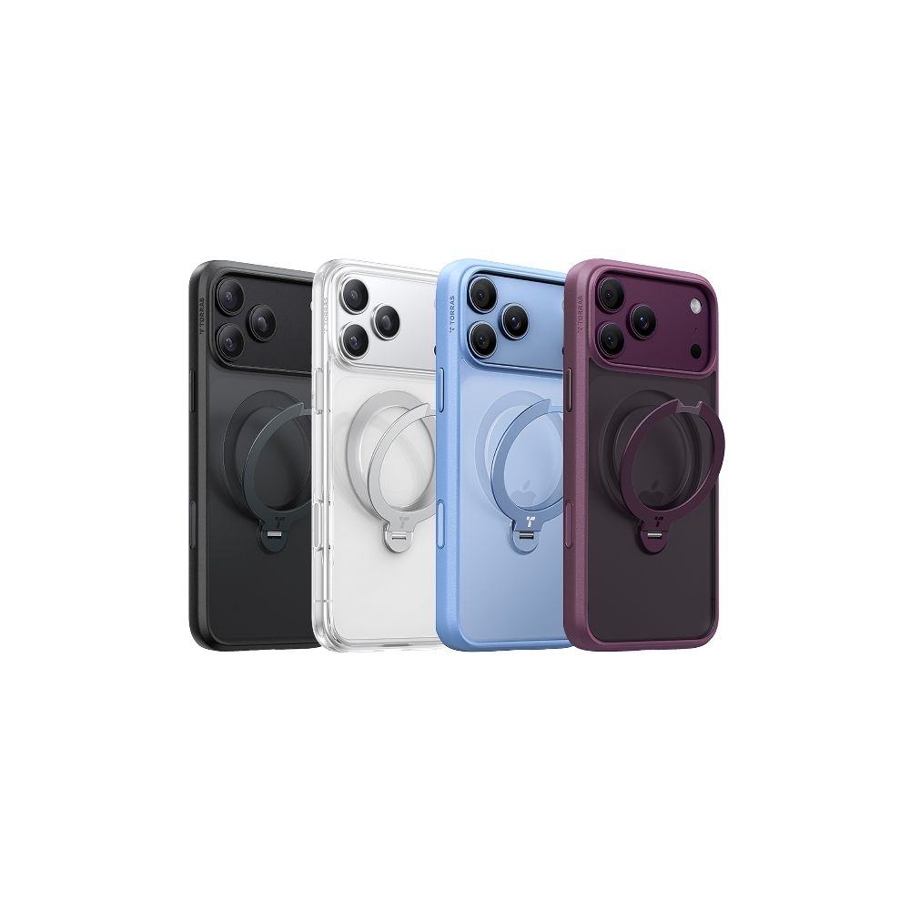 Torras 圖拉斯 iPhone 18 Pro 系列 Ostand Q3 Spin 四象限支架防摔手機殼