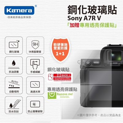 Kamera for Sony A7R V / ILCE-7RM5 / Alpha 7R V 9H鋼化玻璃保護貼 / 相機保護貼 / 贈送高畫質保護貼 / A7RV